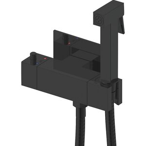 Изображение товара Гигиенический душ Rose, R965H, с термостатическим смесителем, черный