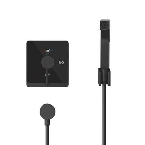 Изображение товара Гигиенический душ Rose R105H с термостатическим смесителем черный