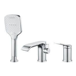 Изображение товара Смеситель для ванны и душа Shevanik S4112, на борт ванны, цвет хром