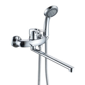 Изображение товара Смеситель для ванны и душа Shevanik S5172, с душевым гарнитуром, цвет хром