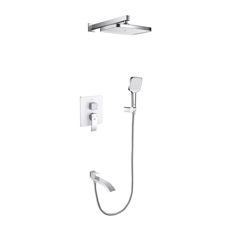 Изображение товара Душевая система Rose R1535F с тропическим душем и ручным душем