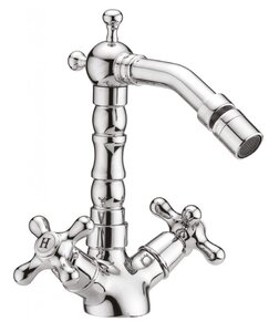 Изображение товара Смеситель для биде Cezares Retro-C-BS2-01 с донным клапаном хром