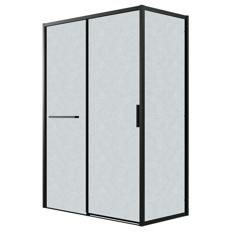 Изображение товара Душевой уголок Grossman Style 130x70 см с стеклом шиншилла и раздвижными дверями