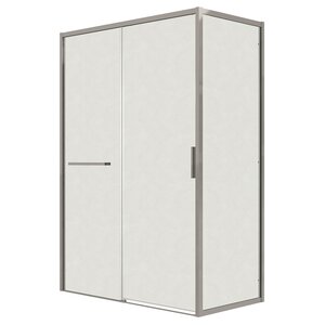 Изображение товара Душевой уголок Grossman Classic 120.K33.05.1170.10.02, 110 х 70 см, стекло шиншилла, профиль хром