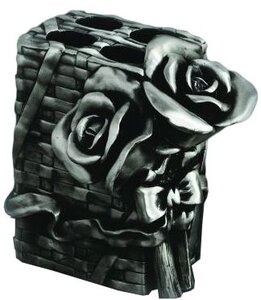 Изображение товара Подставка для зубных щеток Art&Max Rose AM-B-0091B-T, серебро