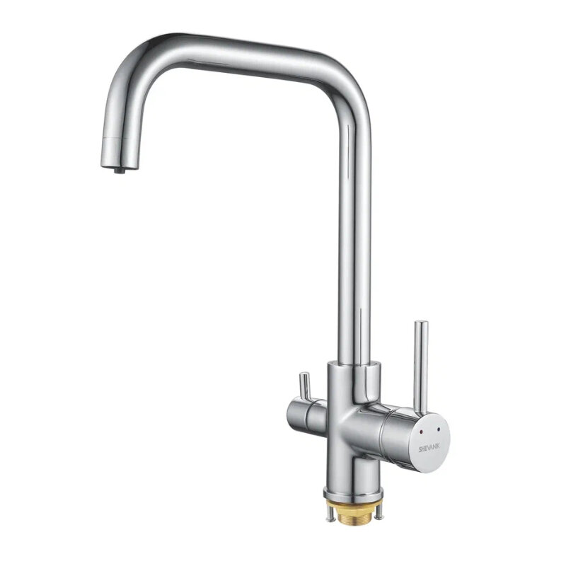 Изображение товара Смеситель Shevanik S228 для кухонной мойки с подключением к фильтру, хром
