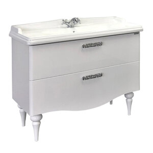 Изображение товара Тумба с раковиной Comfortу Монако 100 см, белый глянец, напольная