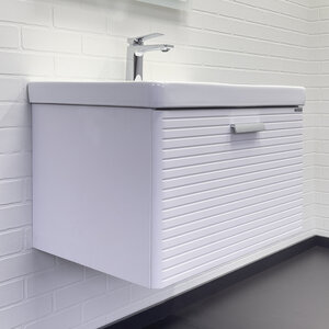 Изображение товара Тумба с раковиной Comfortу Танжер 70 см подвесная белая матовая