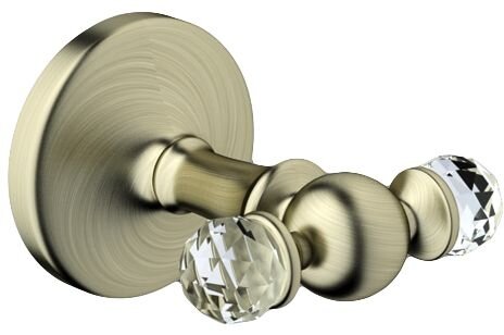 Изображение товара Двойной крючок Art&Max Antic Crystal AM-E-2686SJ-Br, бронза