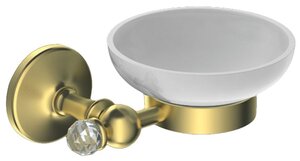 Изображение товара Мыльница Art&Max Antic Crystal AM-E-2699ASJ стиль ретро золото настенная керамика с кристаллами Swa