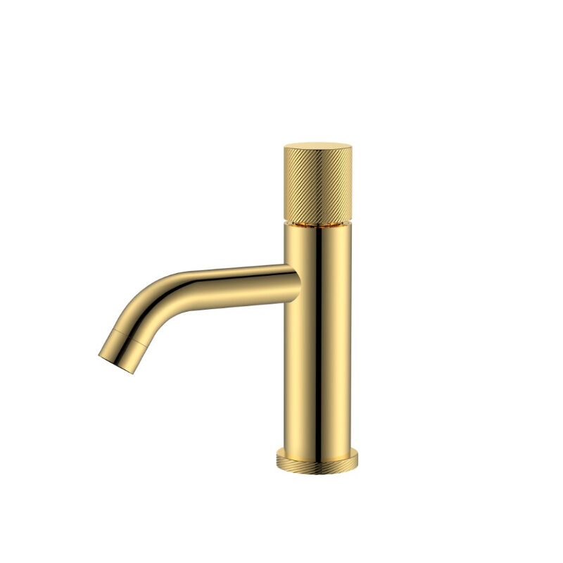 Изображение товара Смеситель для раковины Boheme Stick 121-GG 4 золото однорычажный Турция