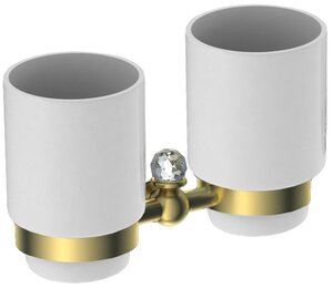Изображение товара Два настенных стакана Art&Max Antic Crystal AM-E-2688SJ золото стиль ретро