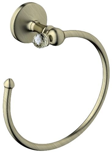 Изображение товара Полотенцедержатель Art&Max Antic Crystal AM-E-2680SJ-Br, 18 см, бронза
