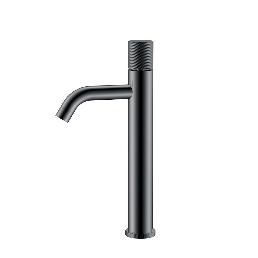 Изображение товара Смеситель Boheme Stick 122-SGM.4, для раковины, shine gun metal