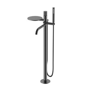 Изображение товара Смеситель для ванны и душа Boheme Stick 129-GM.3 gun metal минимализм стиль надежность