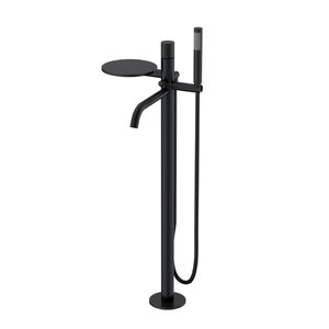 Изображение товара Современный смеситель для ванны и душа Boheme Stick 129-BB.4 черный матовый турция