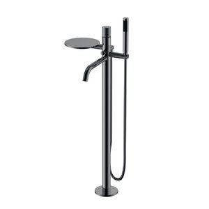 Изображение товара Смеситель для ванны и душа Boheme Stick 129-SGM.4 с душевым гарнитуром shine gun metal