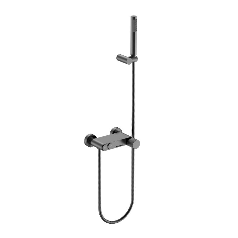 Изображение товара Душевая система Boheme Stick 123-GM.3 для ванны и душа gun metal