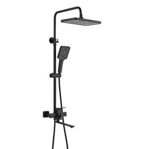 Изображение товара Душевая система Shevanik S6136H, цвет черный матовый