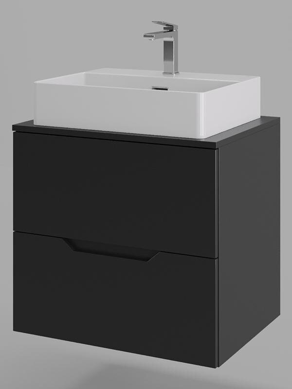 Изображение товара Тумба с раковиной Orange Line Li-60TubMDF+B04-500W