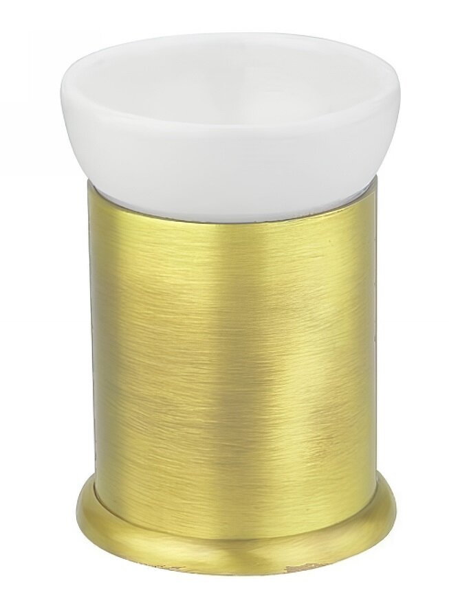 Изображение товара Стакан для зубных щеток Cezares Aphrodite-Tump-03/24, золото 24 карат