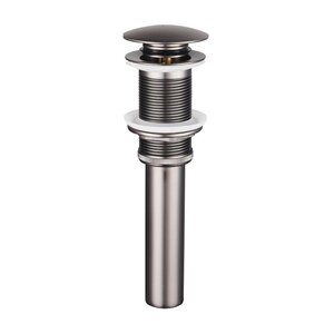 Изображение товара Донный клапан Rose RS11T, без перелива, воронёная сталь, gunmetal