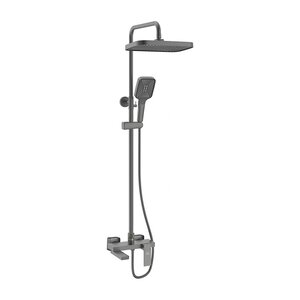 Изображение товара Душевая система Rose R1836T, воронёная сталь, gunmetal
