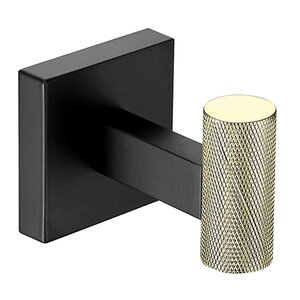 Изображение товара Крючок Rose RG3011H черный/золото настенный латунь современный дизайн