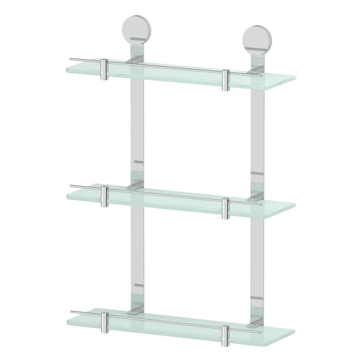 Изображение товара Полка стеклянная Artwelle Harmonie 3-х ярусная, 40 см, хром