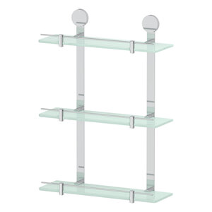 Изображение товара Полка стеклянная Artwelle Harmonie 3-х ярусная, 40 см, хром, HAR 038