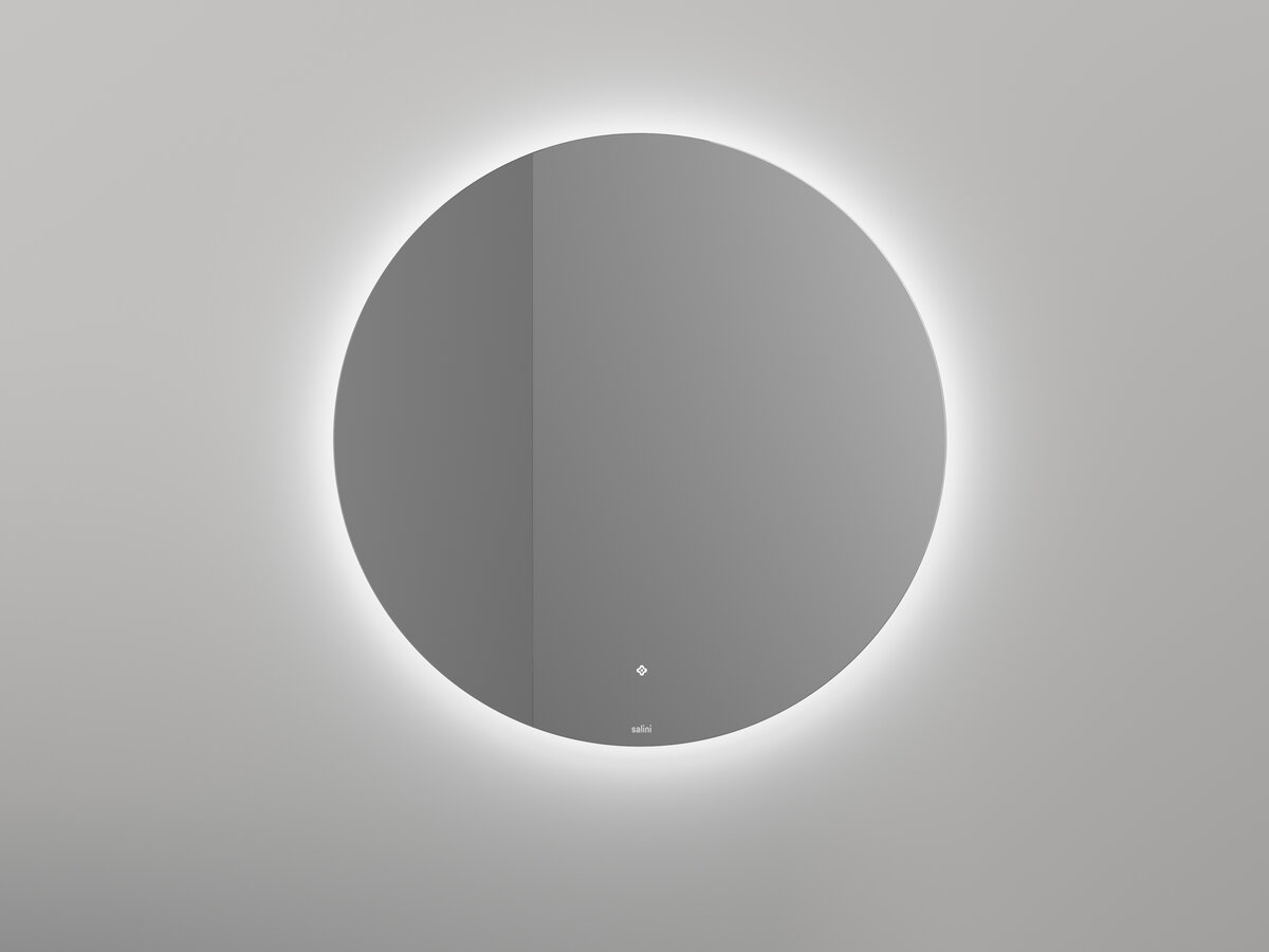 Изображение товара Зеркало Salini Ombra 27M0370BH, 70 см, LED-подсветкой, сенсорный выключатель, цвет белый