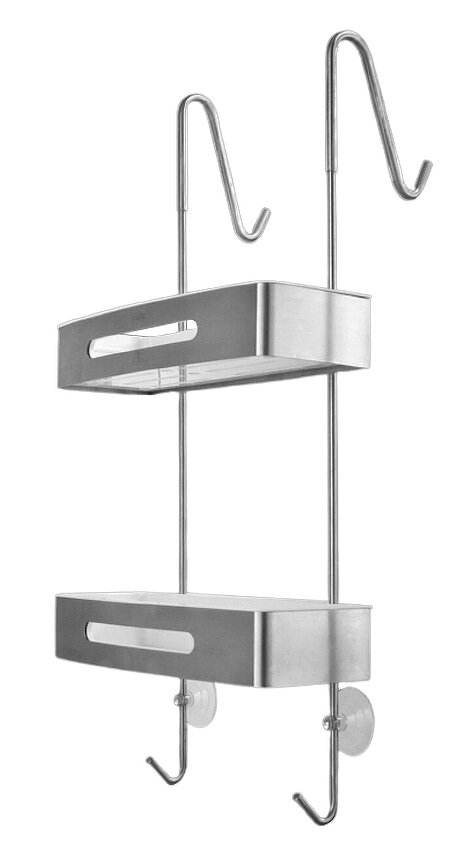 Изображение товара Полка Art&Max AM-T-2702B-S, двухярусная, хром, белый