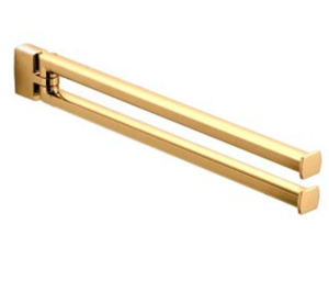 Изображение товара Двойной полотенцедержатель Colombo LULU В6212 GOLD, 35.2 см, золото