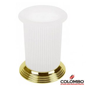 Изображение товара Стакан настольный Colombo Hermitage B3341.HPS, золото/матовое стекло