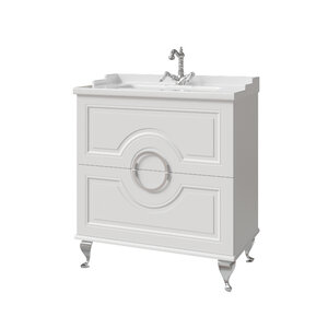 Изображение товара Тумба под раковину Caprigo Valletta 35317-SF027 80 см напольная белая