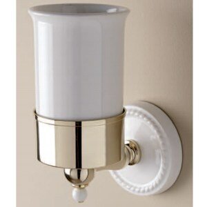 Изображение товара Стакан для щеток Devon&Devon Dorothy DOR403OT, светлое золото