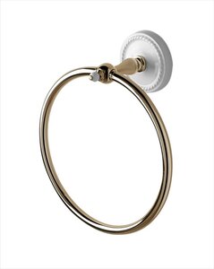Изображение товара Полотенцедержатель кольцо Devon&Devon Dorothy DOR407OT, 24.7 см, светлое золото