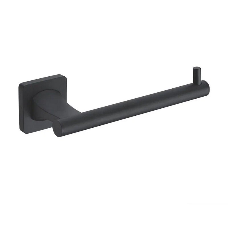 Изображение товара Держатель туалетной бумаги Rose RG1505H черный настенный из латуни