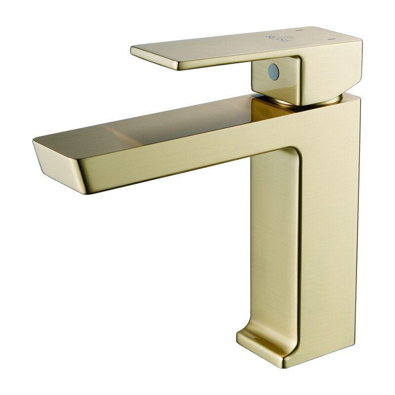 Изображение товара Смеситель для раковины Rose R1801G-1, золото с гарантией 5 лет