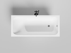 Изображение товара Ванна Salini Orlanda 102017G, 170 х 75 см, из искусственного камня S-Sense, белый глянцевый