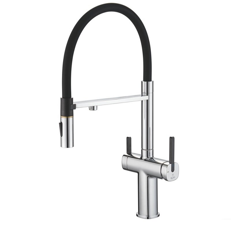 Изображение товара Смеситель Rose R358 для кухонной мойки с функцией душа и фильтр-подачей