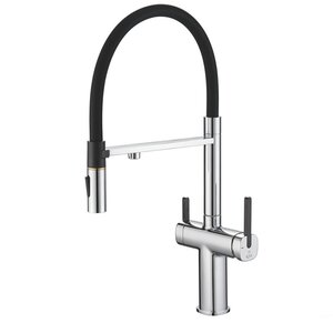 Изображение товара Смеситель для кухонной мойки Rose R358, с подключением к фильтру, хром