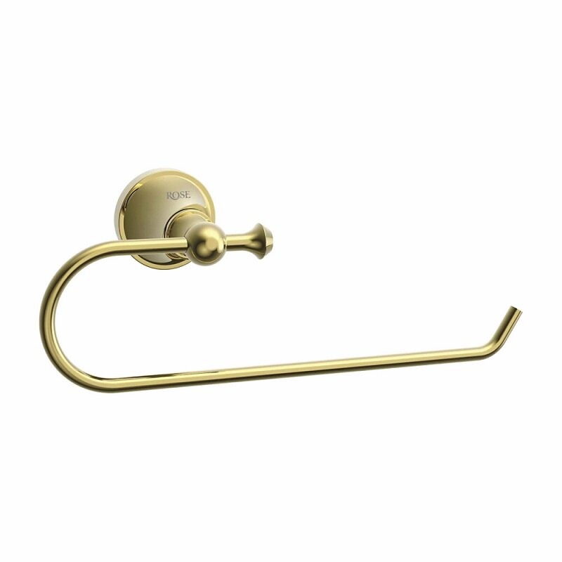 Изображение товара Полотенцедержатель Rose RG1906E 28 см золото из латуни для ванной комнаты