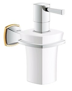Изображение товара Дозатор для жидкого мыла Grohe Grandera 40627IG0, хром/золото