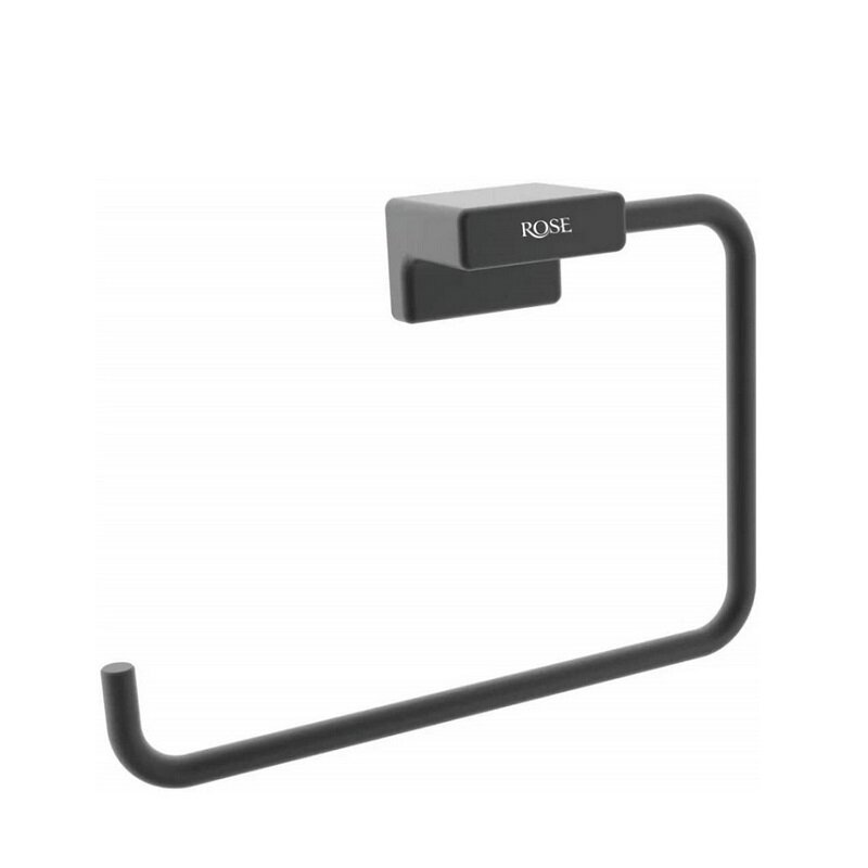 Изображение товара Держатель бумажных полотенец Rose RG1806H черный настенный латунь