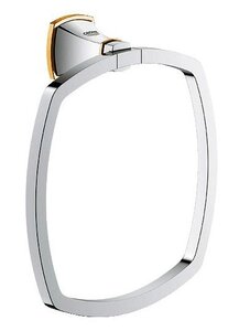 Изображение товара Полотенцедержатель Grohe Grandera 40630IG0, 19.7 см, хром/золото