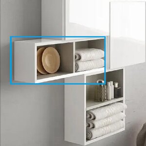 Изображение товара Шкаф подвесной Cezares 53133, 20 см, цвет Bianco lucido