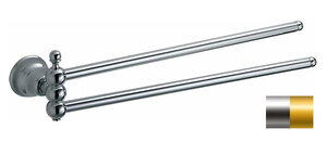 Изображение товара Полотенцедержатель двойной Inda Raffaella A32150CD, 46 см, хром/золото
