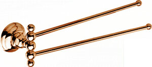 Изображение товара Двойной держатель для полотенец Nicolazzi Classic 1482 BZ бронза 414 мм