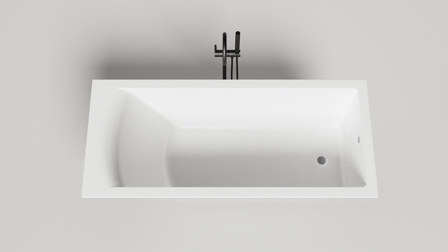 Изображение товара Ванна Salini Cascata 104413G, 170 х 70 см, из искусственного камня S-Sense, белый глянцевый Изображение товара Ванна Salini Cascata 104413G, 170 х 70 см, из искусственного камня S-Sense, белый глянцевый